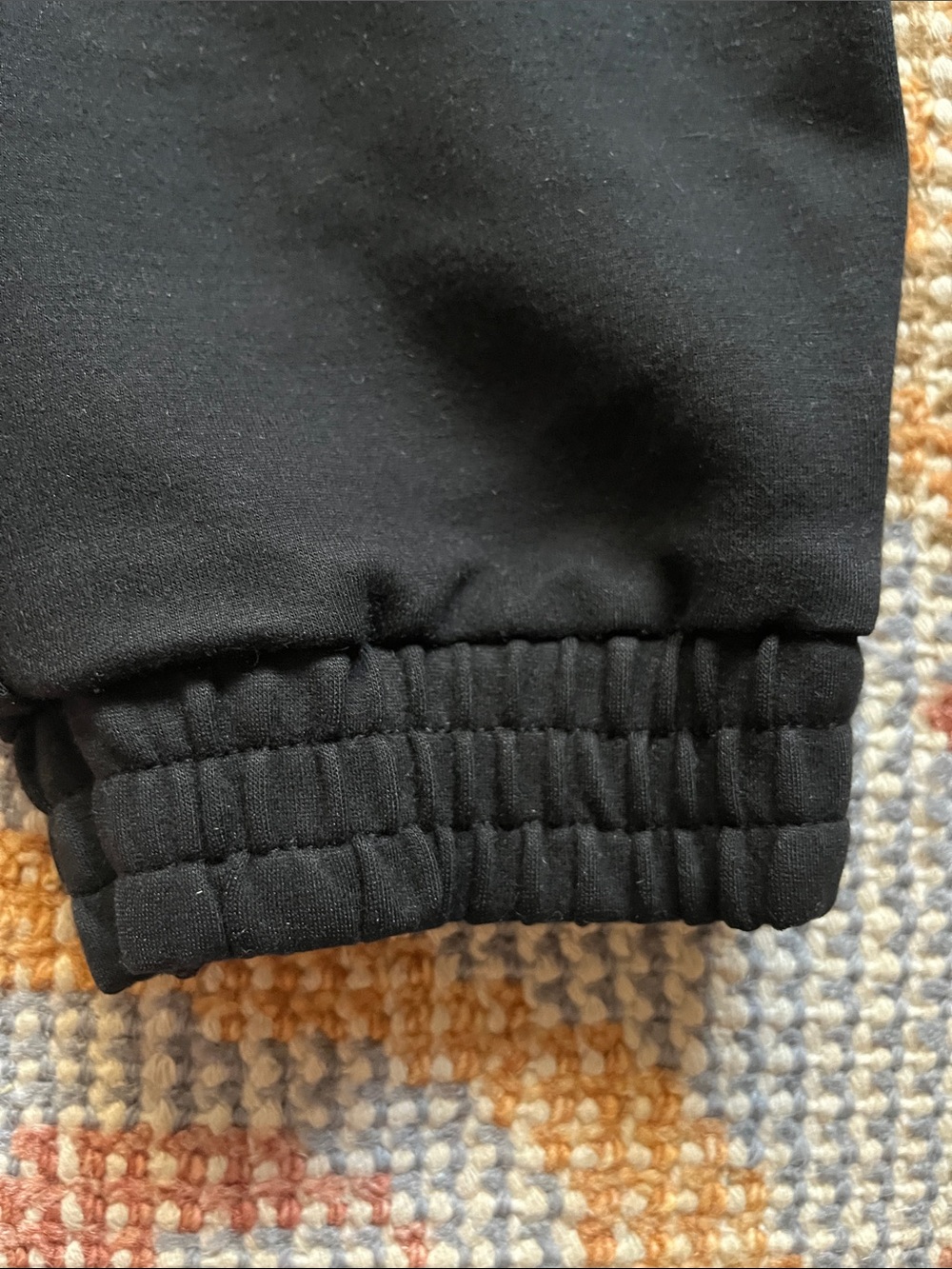 SPANX The Perfect Pant Jogger Black Pull-On Pants Front Patch Pockets M - Picture 5 of 10